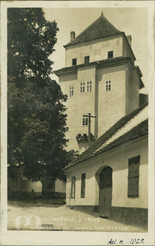 Rožmitálský zámek od Zámecké hospody