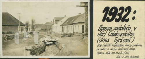 Úprava vodoteče v ulici Čelakovského