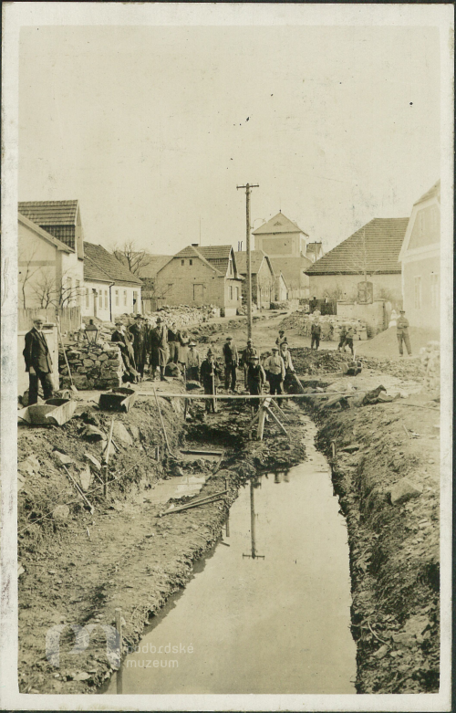 Úprava vodoteče v ulici Tyršově