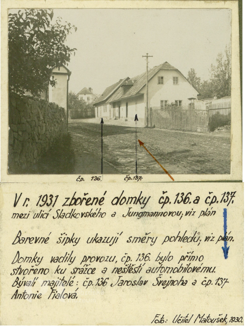 Ulice Sladkovského a Jungmannova