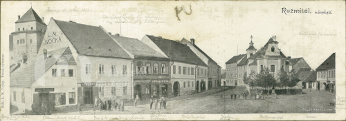 Pohled na rožmitálské náměstí
