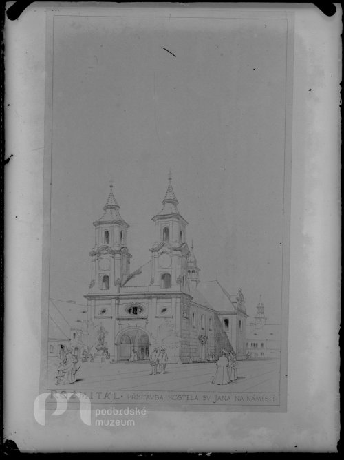 Návrh na přestavbu kostela sv. Jana Nepomuckého