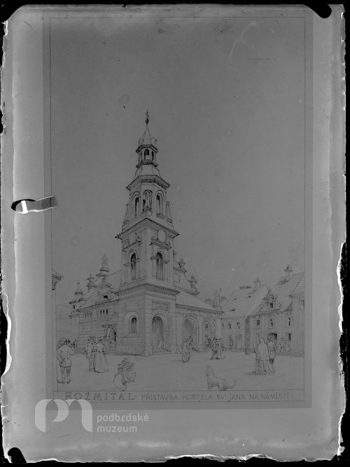 Návrh na přestavbu kostela sv. Jana Nepomuckého