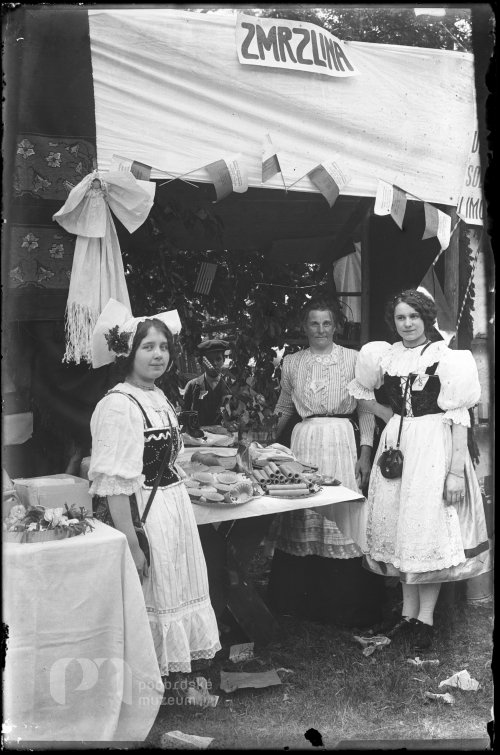 Stánek při Třemšínské pouti