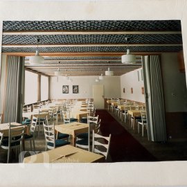 restaurace a sál ve Starém Rožmitále po dokončení