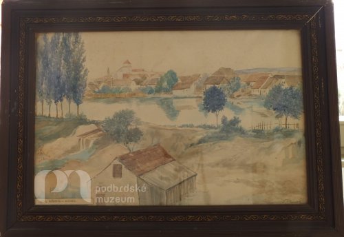 Pohled na Rožmitál přes Kuchyňku