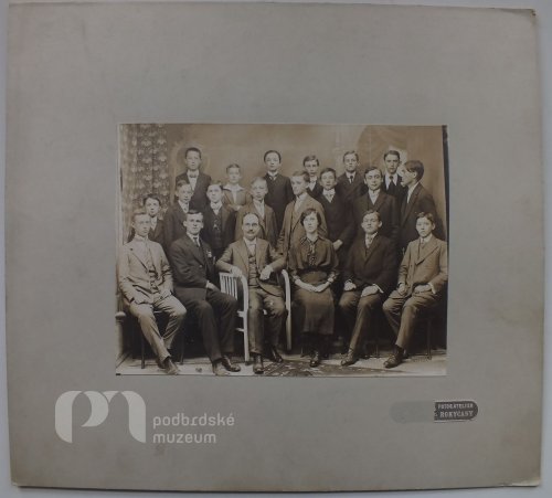 Josef Toman jako student rokycanského gymnázia