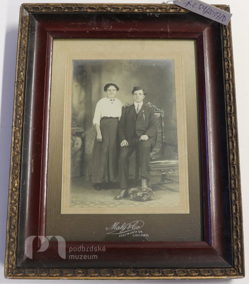 fotografie z půdy čp. 54, Starý Rožmitál