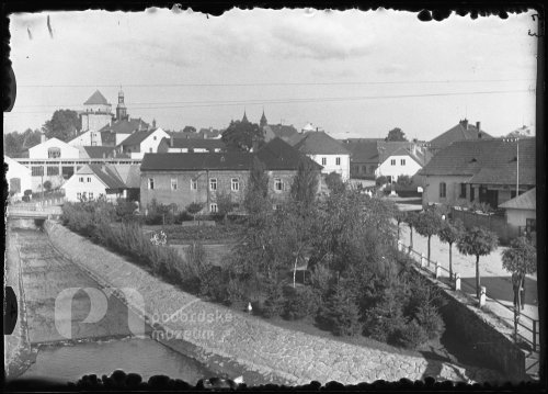 Pohled na Rožmitál od mostu
