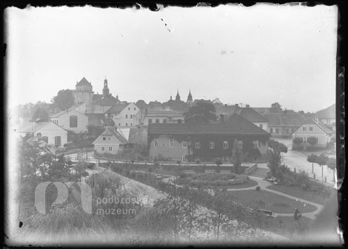 Pohled na Rožmitál od mostu