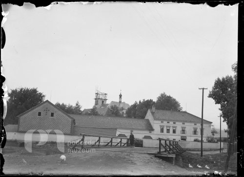 Kostel ve Starém Rožmitále po požáru