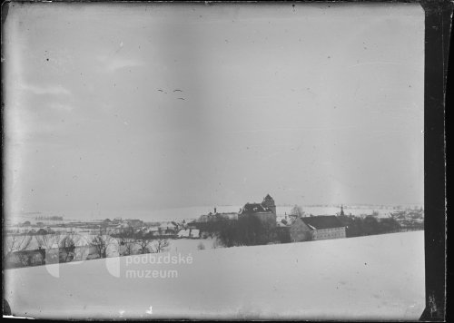 Pohled na Rožmitál v zimě