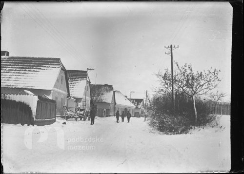 Rybova ulice v zimě (?)